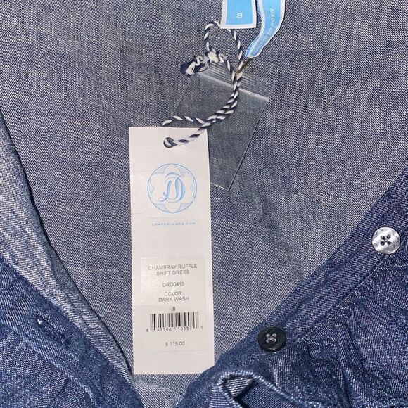 ✨ HP✨Chambray Ruffle Shift Dress✨ - Picture 13 of 13